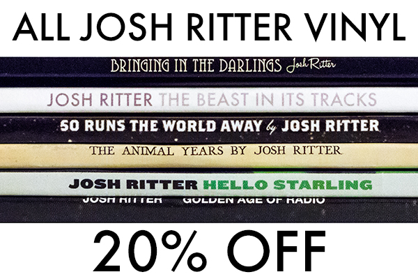 All Josh Ritter vinyl 20% off - one week only!