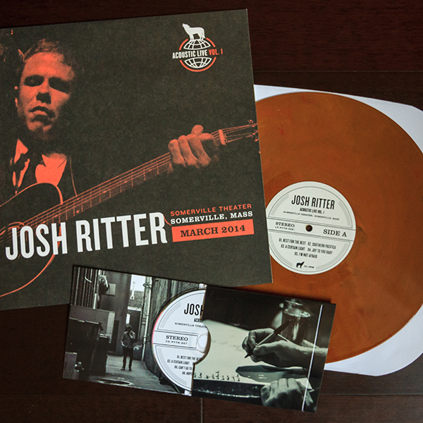 Available now: Josh Ritter - Live From Somerville CD / LP / Digital